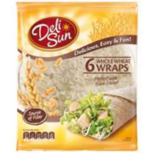 Delisun Whole Wheat Wraps 360G