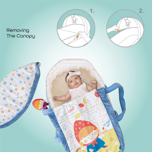 Moon - Moses Basket (Pink)