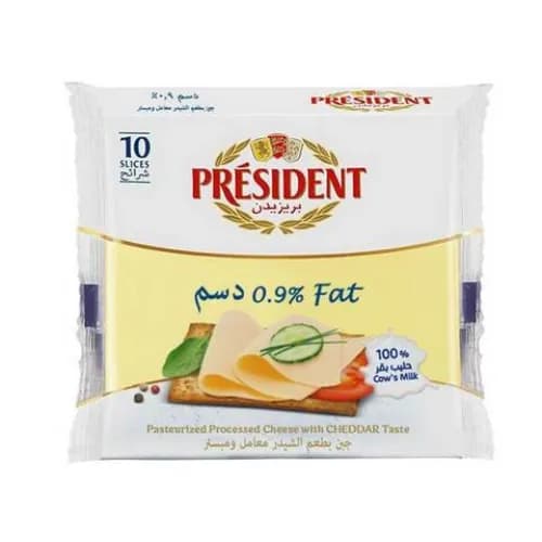 President Slice Cheese 0.9% Fat 200Gr