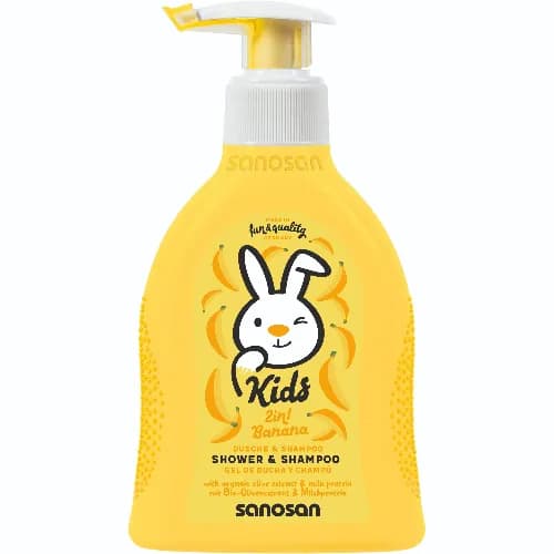 Sanosan Kids Shower & Shampoo Banana 200Ml