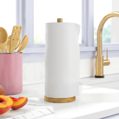 Vertical Towel Holder In  FSC® Certified Oiled Beech D140x315 6