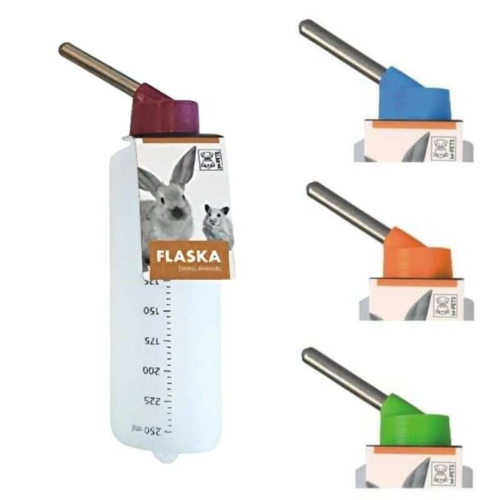 Flaska Small Animals - 250Ml Blue, Green, Orange, Pink