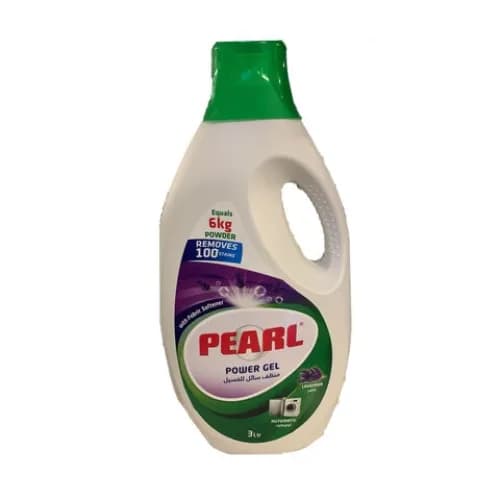 Pearl Power Gel Liquid Detergent For Washing Lavender Bottle 3L