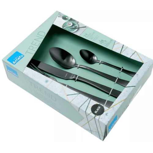 Amefa Austin Black Cutlery Set –24pcs