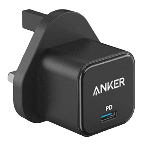 Anker Powerport Iii 20W Cube With Charging Cable Black