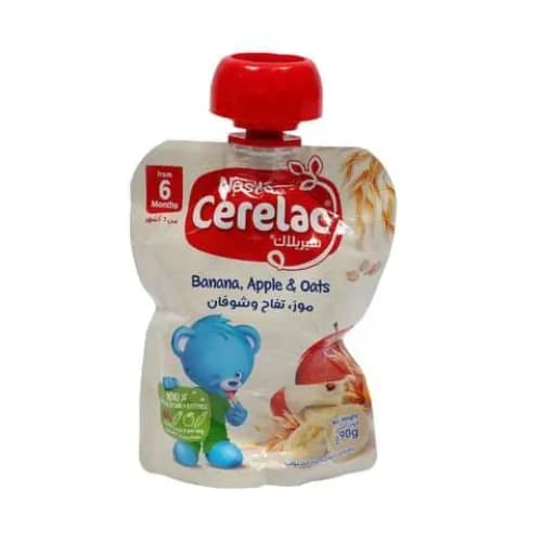 Nestle Cerelac Banana, Apple & Oat 90g