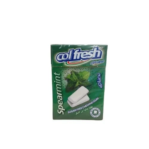 Col Fresh Ice Spearmint Sugar Free Gum 15 Pcs 21Gm