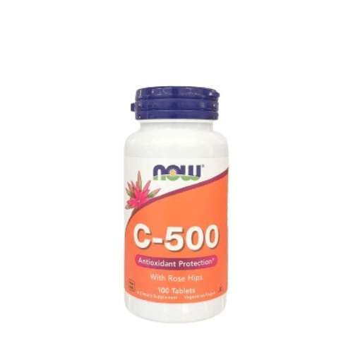Now Vitamin C-500 With Rose Hips 100 Tab