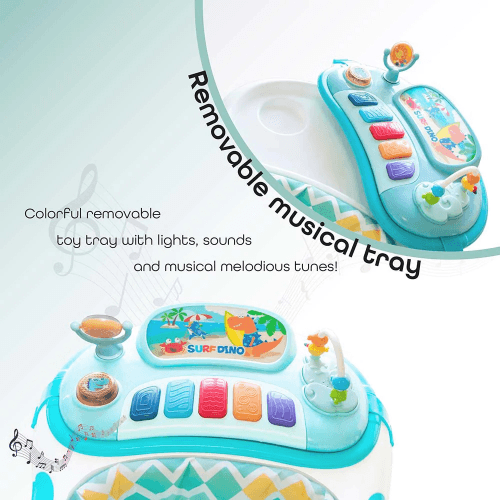 Moon - Muv Baby/Child Walker With Music & Toys (Blue)