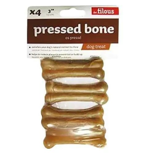 Les Filous Pressed Bones Dog Snacks 4S