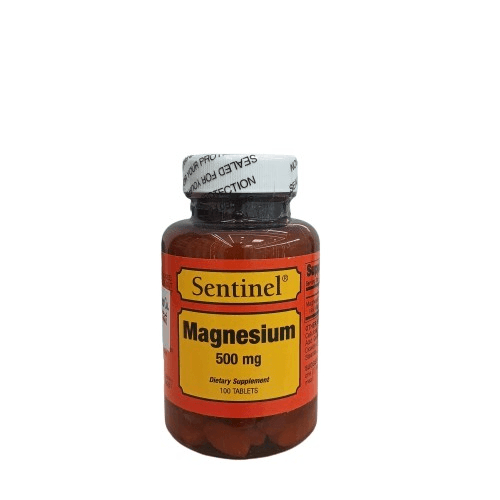Sentinel Magnesium 500 Mg 100 Tablets