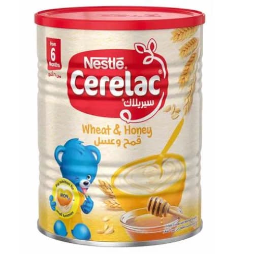 Nestlé Cerelac  From 6 Months, Wheat and Honey with Milk Infant Cereal 400g Tin