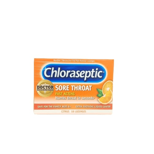Chloraseptic Lc Lozenges Citrus 18 Pcs