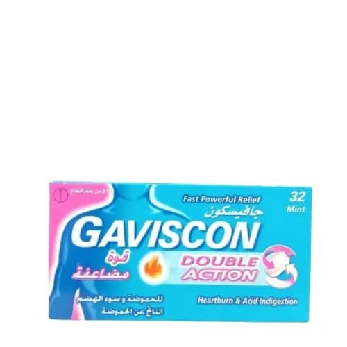 Gaviscon Double Action Mint Chew Tab 32'S