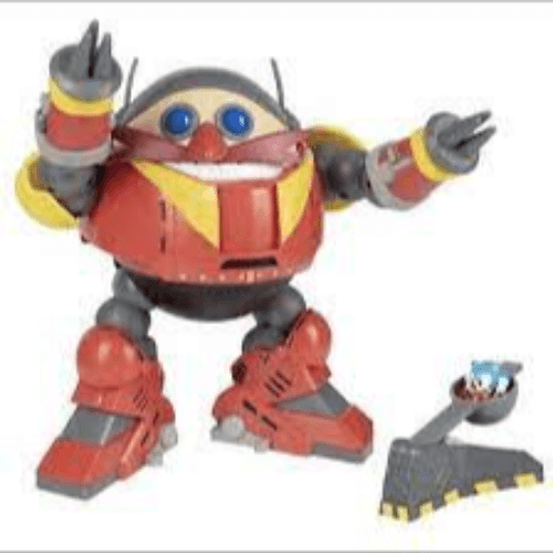سونيك العملاق Eggman روبوت معركة مجموعة مع المنجنيق