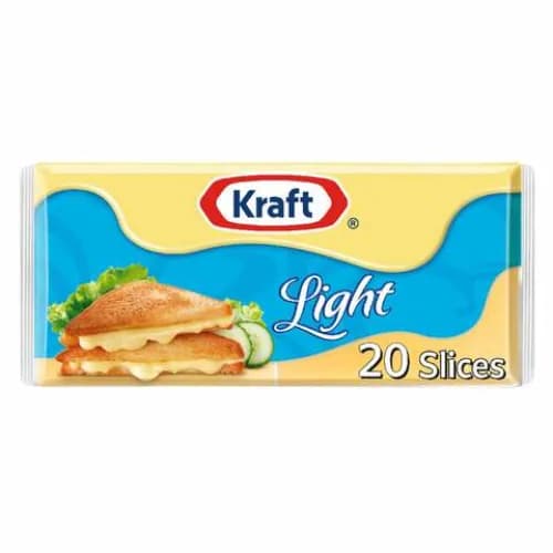 Kraft Light Cheese Slices 400G