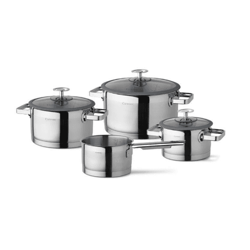 Amefa Cuisinox Cookware Set – Blue 4pcs