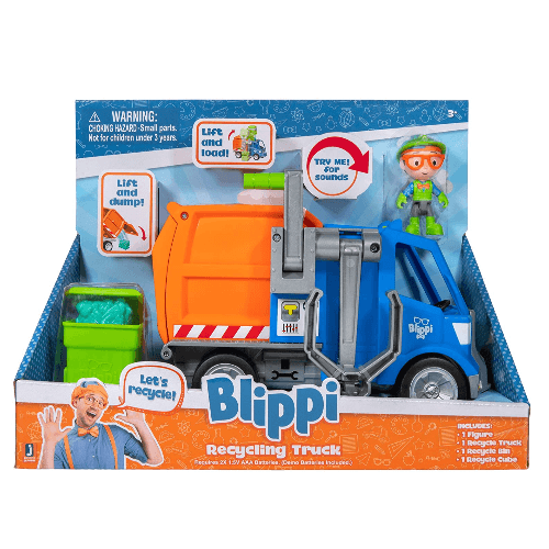 Blippi ميزة إعادة تدوير شاحنة