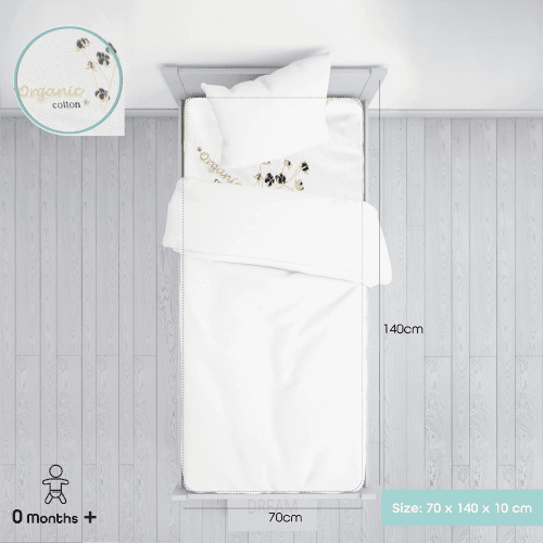 Moon - Organic Toddler Crib & Bed Mattress (140 X 70 X 10 Cm)