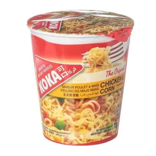 Koka Oriental Instant Noodles Chicken & Corn Flavor 70G