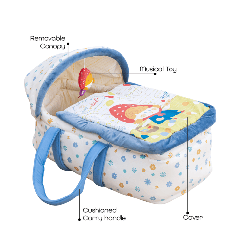 Moon - Moses Basket (Pink)