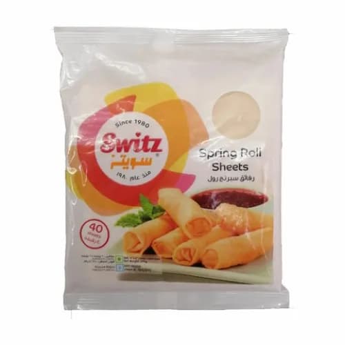 Switz Spring Roll Sheets 6"X6", 40 Sheets, 275G