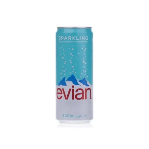 Evian Sparkling Mineral Water 330ml