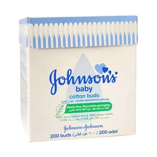 Johnson's Pure Cotton Buds 200 Buds