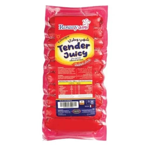 Rosary Hotdogs Chicken Tender Juicy Frozen 500G