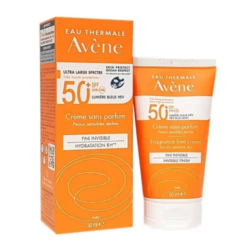 Avene Spf50 Invisible Finish Fragrance Free Cream 50Ml (Offer 1+1)