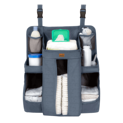 Moon - Baby Crib Orgnizer (Light Grey)