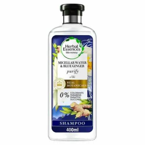 Herbal Essences Micellar Water And Blue Ginger Herbal Shampoo 400ml