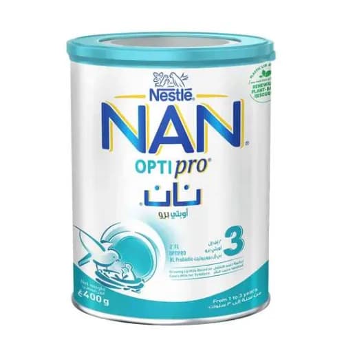 Nestle Nan Milk Powder Optipro Follow-Up Formula Stage 3 1 To 3 Years 400g