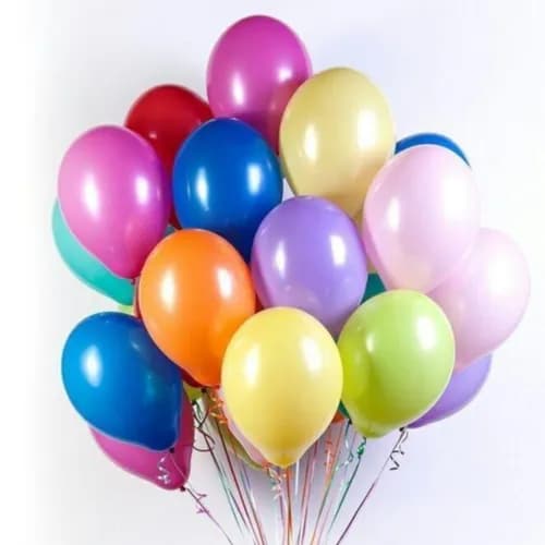 25 Pieces  Mixed Colour Balloons