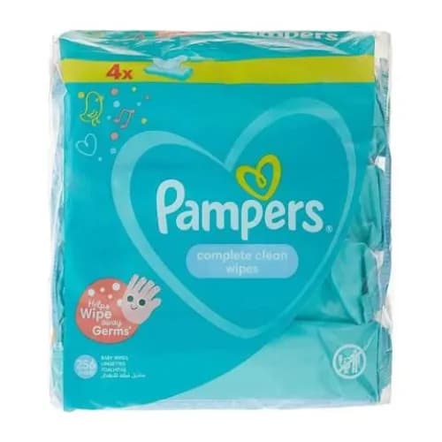 Pampers Fresh Clean Baby Wipes 64pcsx 4