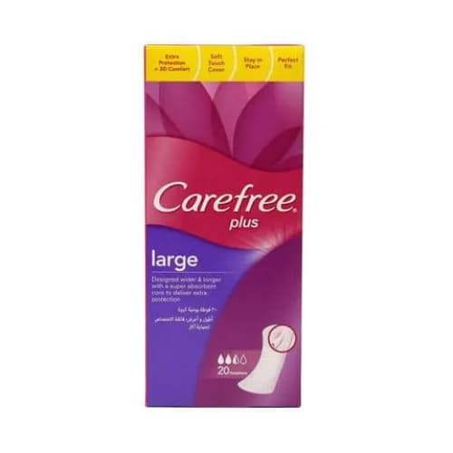 Carefree Panty Liners Large Pack of 20