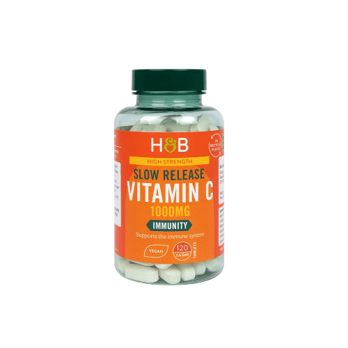 Holland & Barrett Timed Release Vitamin C With Rose Hips 120 Caplets 1000Mg