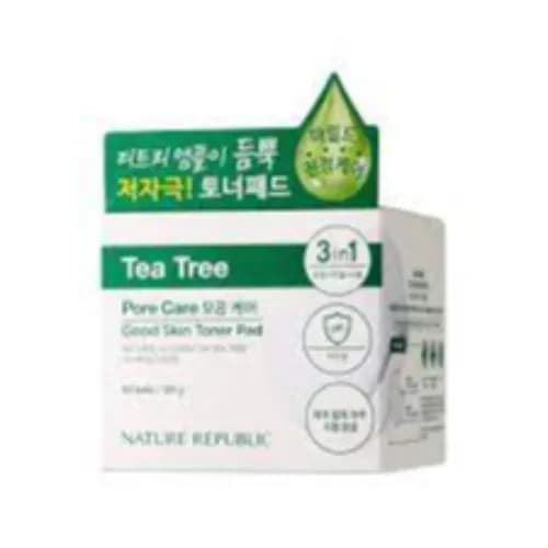 Nature Republic Tea Tree Pore Care Good Skin Toner Pad 50'S
