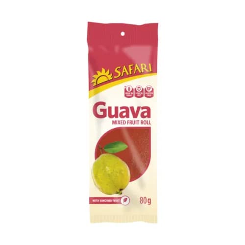 Safari Fruit Roll Guava 80 G