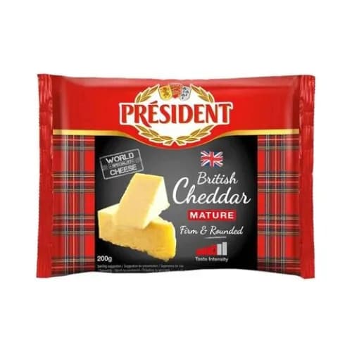 President British Mature Cheddar Cheese 200G