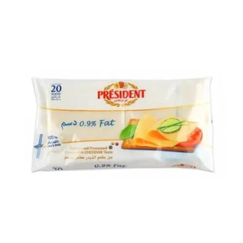 President Slice Cheese 0.9% Fat 400Gr