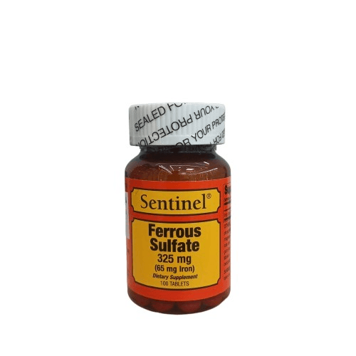 Sentinel Ferrous Sulfate 325 Mg (65 Mg Iron)