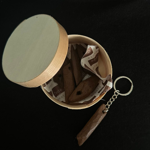 Stainless Steel Oud Keychain Box