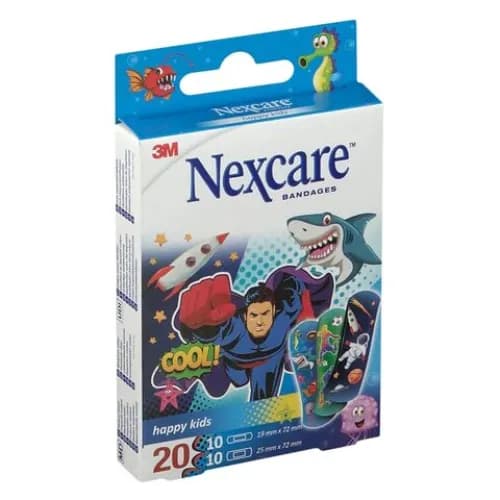 3M Nexcare Happy Kids Cool Plaster 20 Pieces