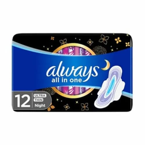 Always Diamond Sanitary Pads Extra Long 12pcs