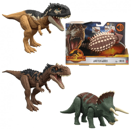 Jurassic World 3 Dinosaud Roar and Punch Figure (تباع بشكل منفصل حسب التوافر)