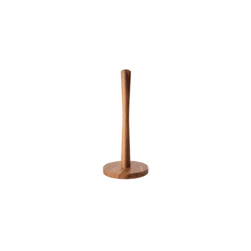 Vertical Paper Towel Holder -Acacia Wood