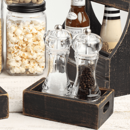 Capstan Mill Set In Clear Acrylic With Satin Finish Knobs (Gift Boxed) 100 4