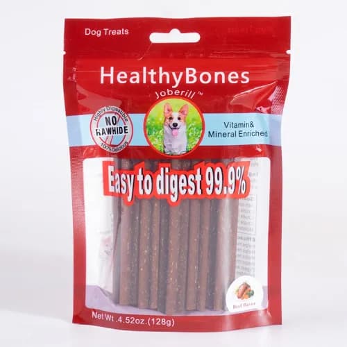 Healthy Bones Beef Flavor Cinquefoil Shape 128G