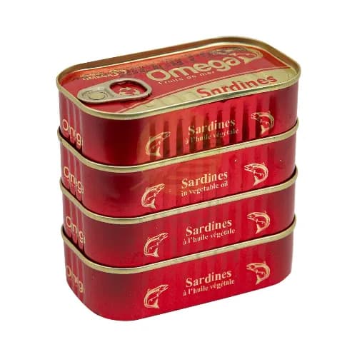 Omega Sardines In Veg.oil 4x125g